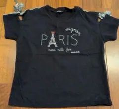 パリ エッフェル塔刺繍 Tシャツ 150