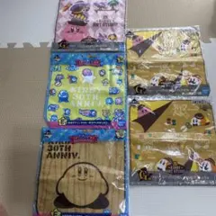カービィ 30周年記念 ハンカチ 5枚セット一番くじ