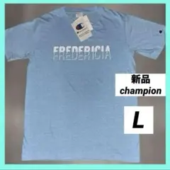 新品タグ付き　チャンピオンTシャツ L 水色champion