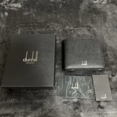 dunhill ブラック 小銭入れ有二つ折り財布 カドガン