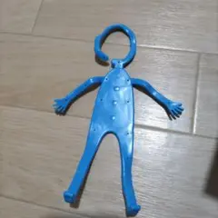 中古　青い人型フック