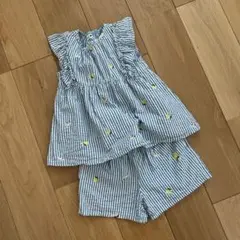 branshes ストライプ柄セットアップ　130サイズ