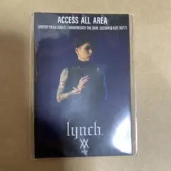 lynch. バックステージパス風ステッカー　5枚セット タワレコ購入特典