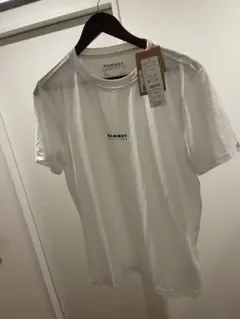 早い者勝ち！タグ付き未使用新品　MAMMUT ホワイト Tシャツメンズ Lサイズ