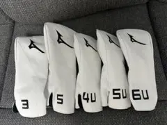 Mizuno ヘッドカバーセット 5個 ホワイト