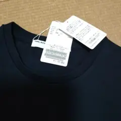 新品未使用タグ付き未試着購入し、たたみ保管！たたみシワあります！ 紺！