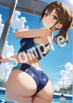 1点物 JK アニメ ファンアート A4 ポスター イラスト ★00145268