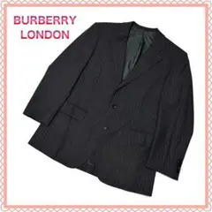 BURBERRY LONDON グレーストライプ ウール テーラードJK メンズ