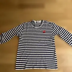 PLAY COMME des GARÇONS ストライプ長袖カットソー M