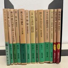まとめ買い対応可⭐️岩波文庫　緑＆黄ラベル　13冊セット