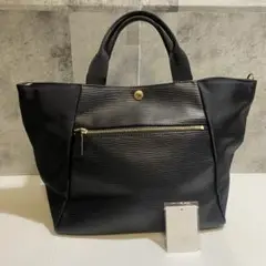 【極美品】Breath TOPKAPI　ナイロンコンビキャリーオントートバッグ
