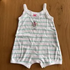 PETIT BATEAU ストライプロンパース 3m