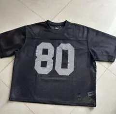 美品 STUSSY メッシュシャツ 80番 Mサイズ 黒