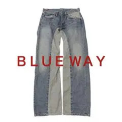 [ＢＬＵＥ ＷＡＹ]ブルーウェイパネル切り替え ルーズ ストレート30