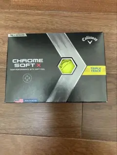 【新品】Callaway CHROME SOFT X(黄)1ダース