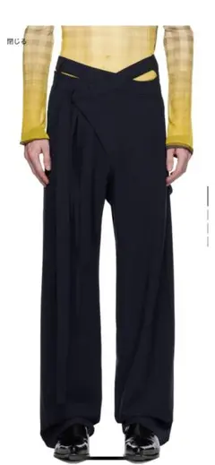 ottolinger wrap slacks 定価120,000円