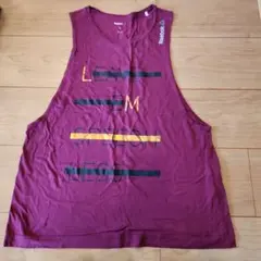 Reebok タンクトップ Lサイズ パープル