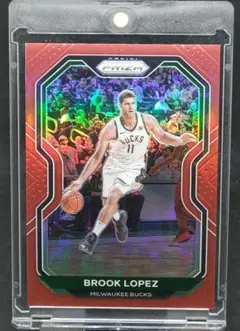 【Brook Lopez】299シリ　Red Prizm 2020 Bucks