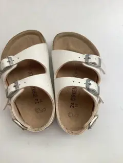 BIRKENSTOCK ホワイト サンダル 24