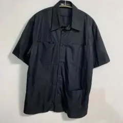 WAX BY A.M.O.U 切り替え　シャツ　半袖　M y2k .