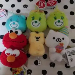 マスコット　まとめ売り　ケアベア　ねこぺん日和　エルモ　クオッカちゃん