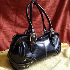 黒 　ハンドバッグ　ショルダーバック