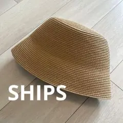 SHIPS ストローハット 撥水加工
