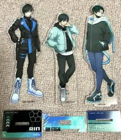 ブルーロック　糸師凛　アクリルスタンド　ZONEコラボタオル