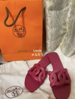 HERMES アロハラバーサンダル