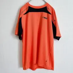 PACIFIC パシフィック　メッシュ 半袖Tシャツ オレンジ/ブラック　M