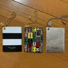 ブルーレーベルクレストブリッジ★パスケース3つセット