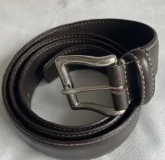 【美品】MITCHELL OGILVIE ダークブラウン 本革ベルト　イタリア製
