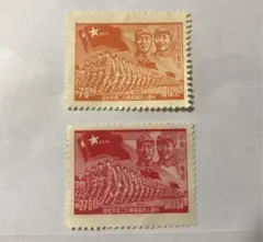 中国切手華東人民郵政 東北貼用 文化大革命 文革 毛沢東 中国人民郵政 セット 中国切手華東人民郵政 東北貼用 文化大革命 文革 毛沢東 中国
