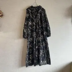【美品】JOURNAL STANDARD☆ハンドドローイングプリントワンピース