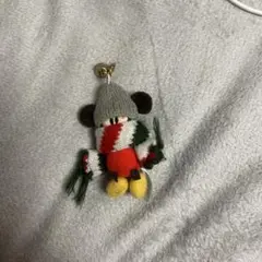 マウス型ぬいぐるみ 冬の装い