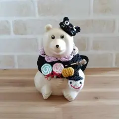 しろくま貯金箱　ハロウィンネコさんもりもり3点セット