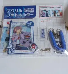 ポケモンゼロの秘宝編　アクリルフォトホルダー　タロ　アカマツ　ネリネ　カキツバタ