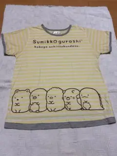 すみっコぐらし パジャマ 上 半袖 Tシャツ 150cm