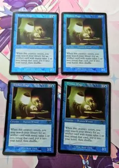 MTG 粗石の魔道士/Trinket Mageプロモ 4枚セット