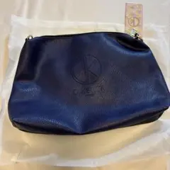 D kELLY 2way ショルダーバッグ　ネイビー×ブラック