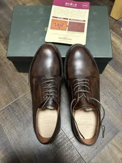 【美品】撥水　 UNION IMPERIAL　ダークブラウン　8.0インチ UNION IMPERIAL ストレートチップ ダークブラウン メダリオン