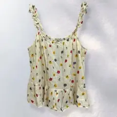 メイドウェル Madewell キャミソールトップス 花柄 大きめ》a634