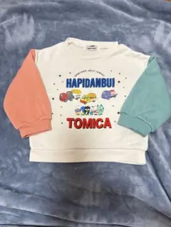 トミカ　はぴだんぶい　トレーナー　100