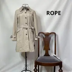 8204【ベージュ極上美品】ROPE トレンチコート 大人目格好良いコート