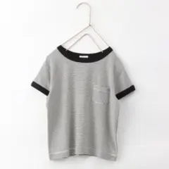 【美品】LOWRYS FARM ボーダーリンガーTシャツ 120 130