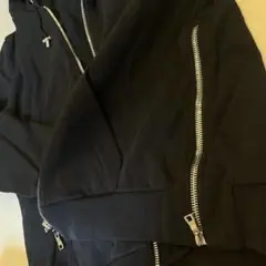 BALMAIN ブラック フードパーカー