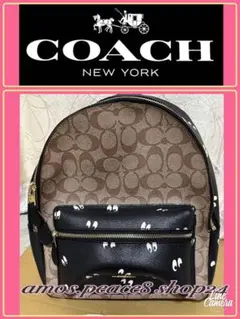 mickey COACH 正規品 鑑定済 リュック♡♡♡