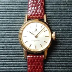 オメガ レディマティック レディース 自動巻き 新品ベルト オーバーホール済み！ オメガ OMEGA デビル レディマティック 425.27.34.20.63.001