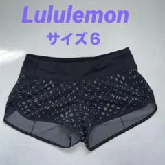 Lululemon ルルレモン ショートパンツ 6 インナー付き アニマル柄