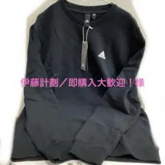 5873⑥adidas ブラック スウェット
